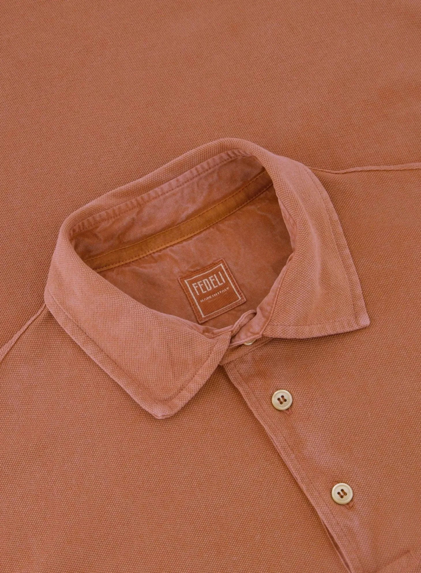 FEDELI Polo Met Korte Mouwen Van Katoen Cheap