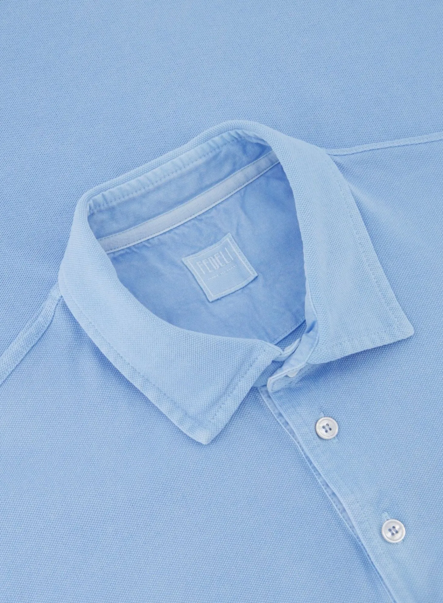 FEDELI Polo Met Korte Mouwen Van Katoen Cheap