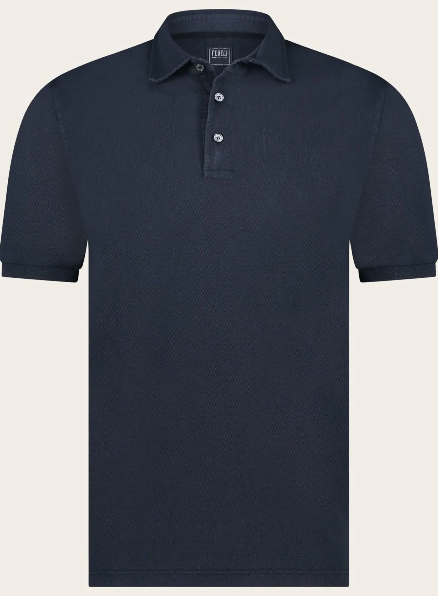 FEDELI Polo Met Korte Mouwen Van Katoen Cheap