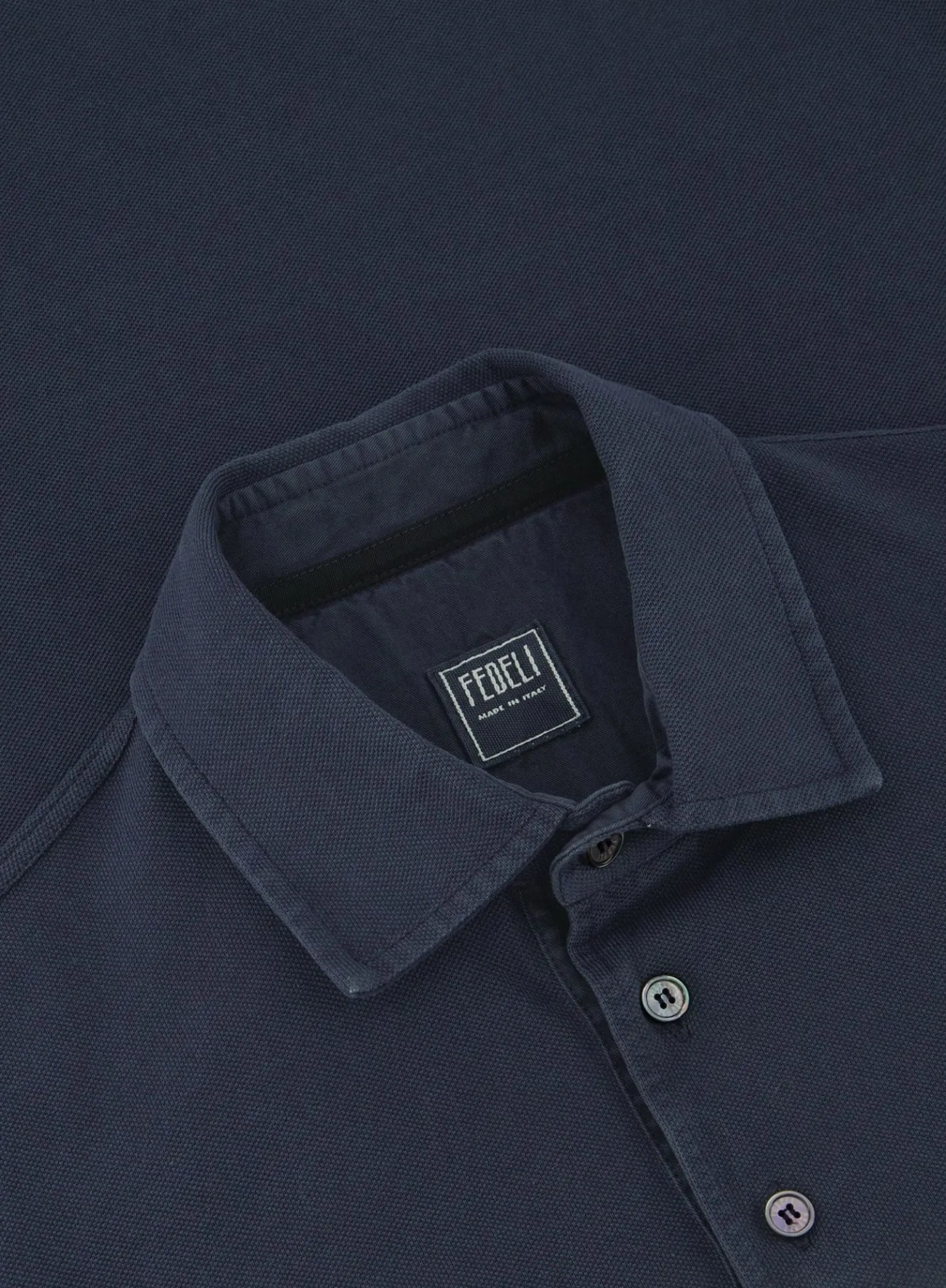 FEDELI Polo Met Korte Mouwen Van Katoen Cheap