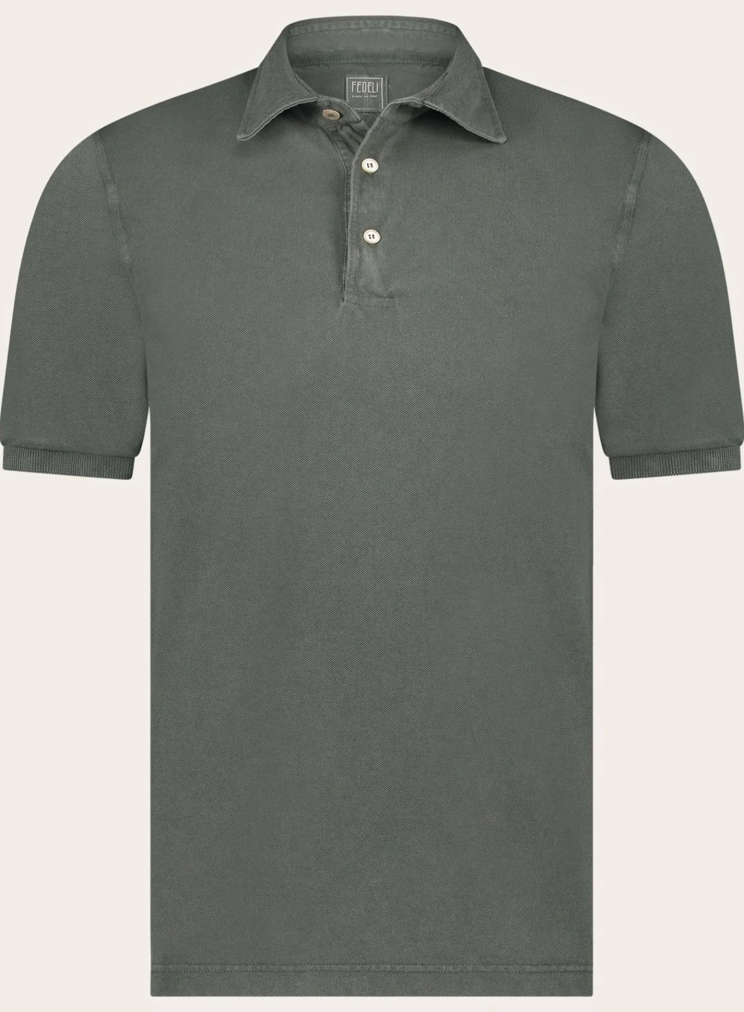 FEDELI Polo Met Korte Mouwen Van Katoen Cheap