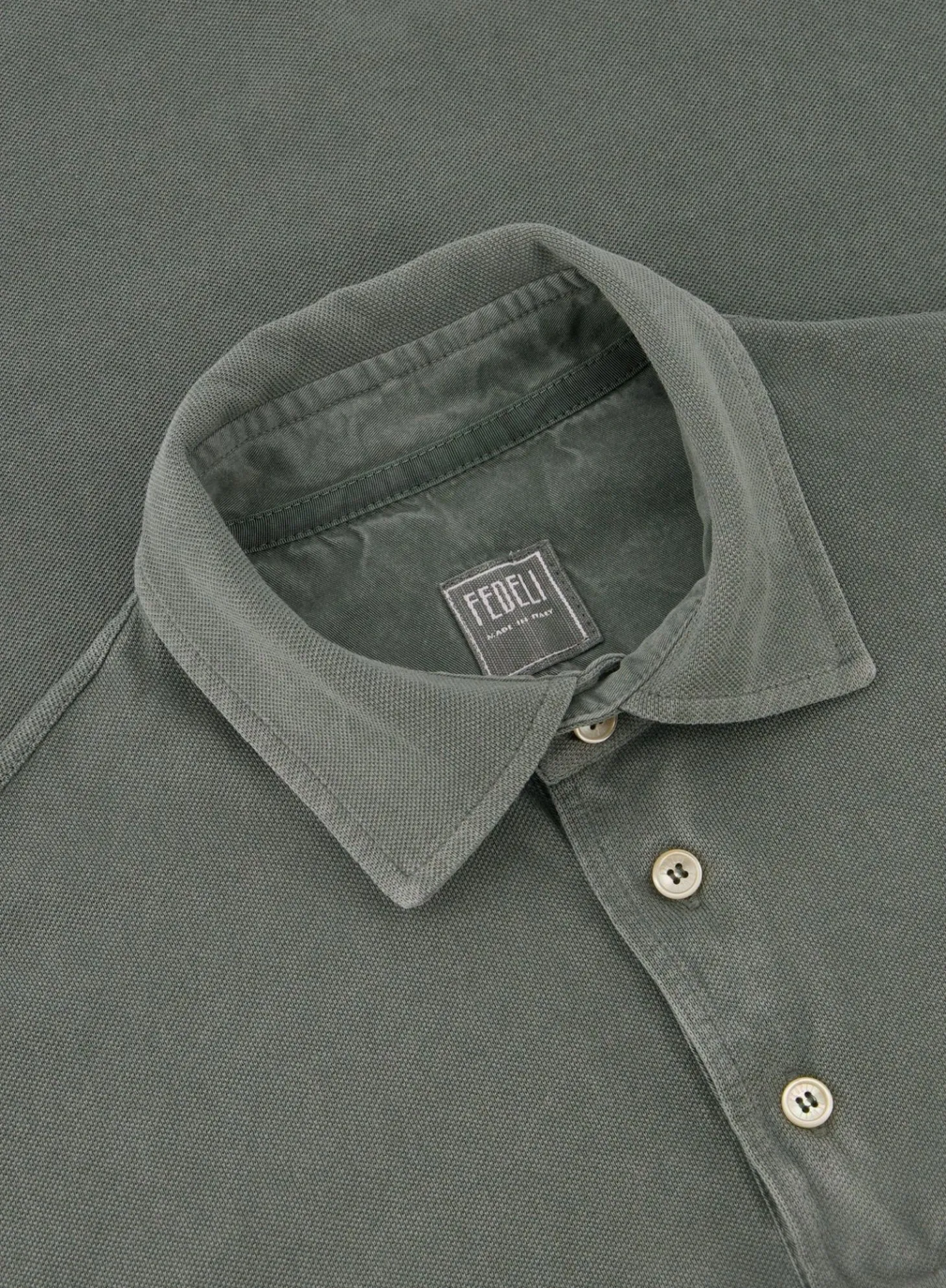 FEDELI Polo Met Korte Mouwen Van Katoen Cheap