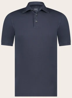 FEDELI Polo Met Korte Mouwen Van Katoen Cheap