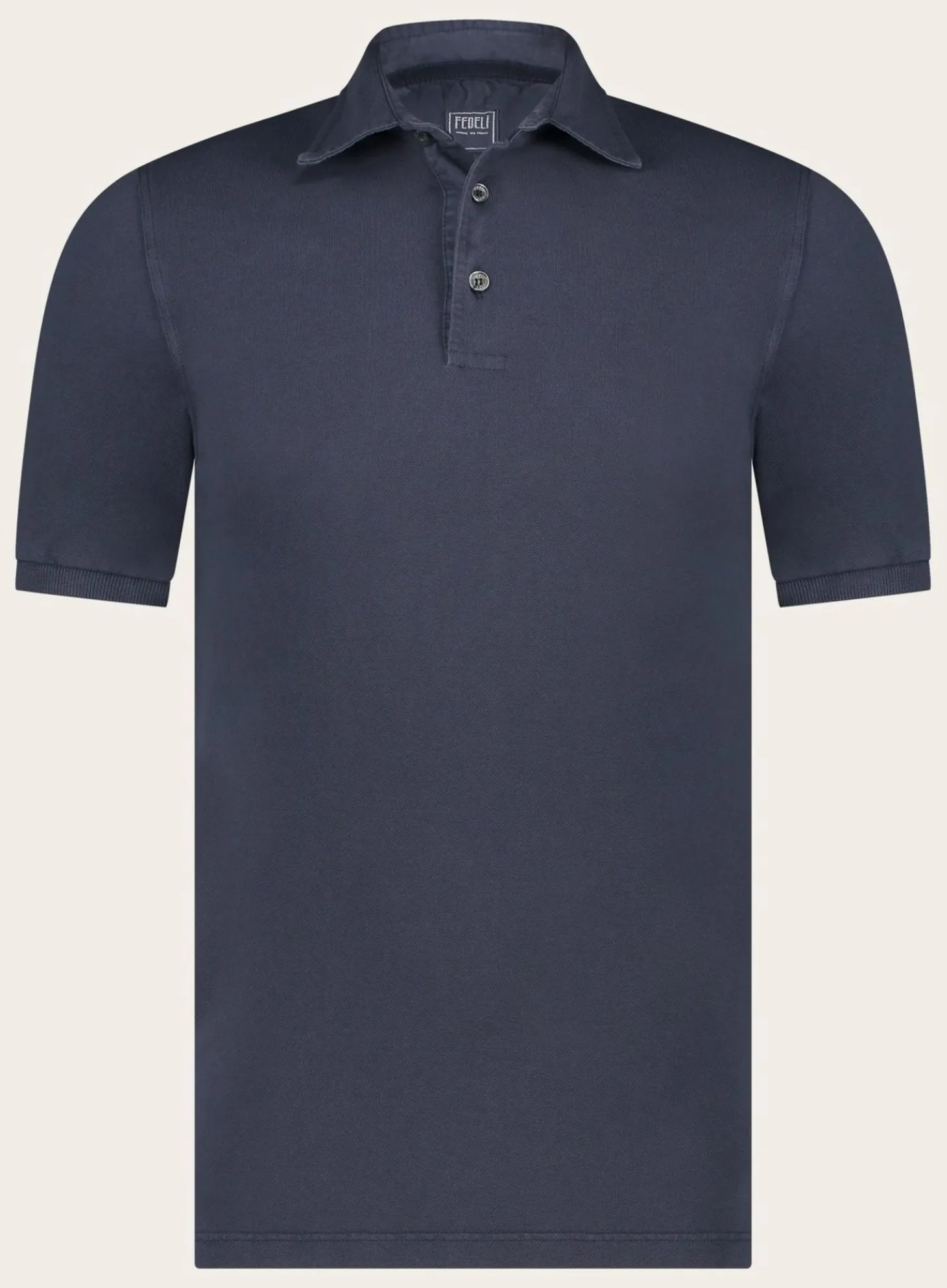 FEDELI Polo Met Korte Mouwen Van Katoen Cheap