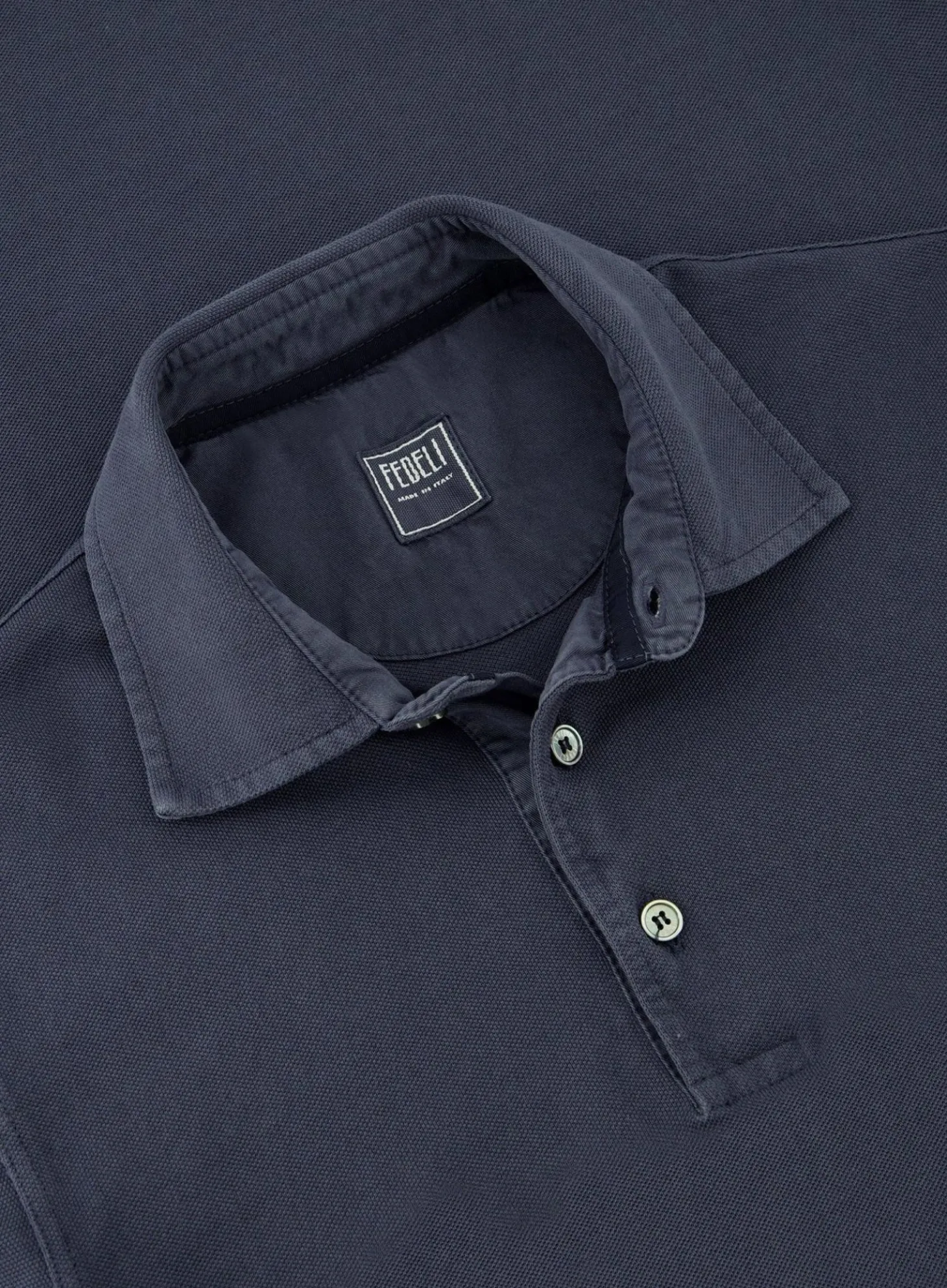 FEDELI Polo Met Korte Mouwen Van Katoen Cheap