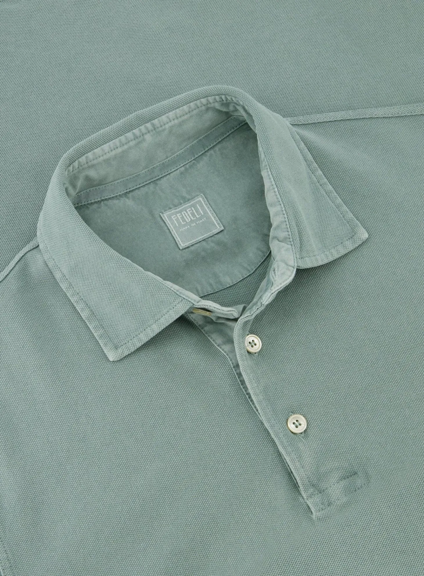 FEDELI Polo Met Korte Mouwen Van Katoen Cheap