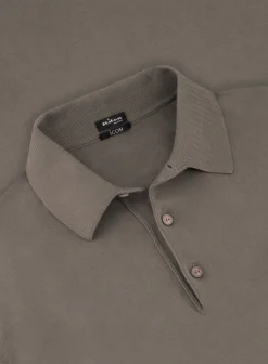 Kiton Polo Met Lange Mouwen Van Katoen Discount