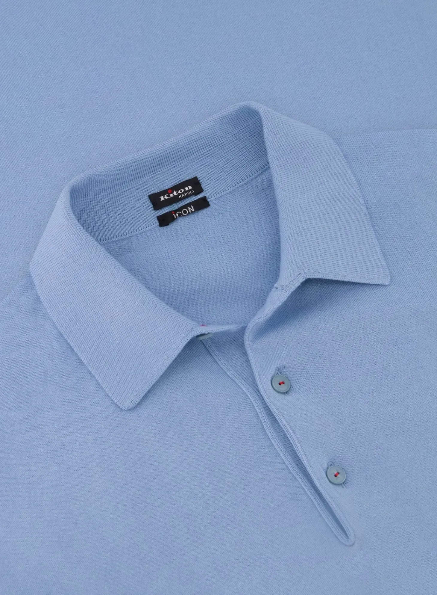 Kiton Polo Met Lange Mouwen Van Katoen Discount