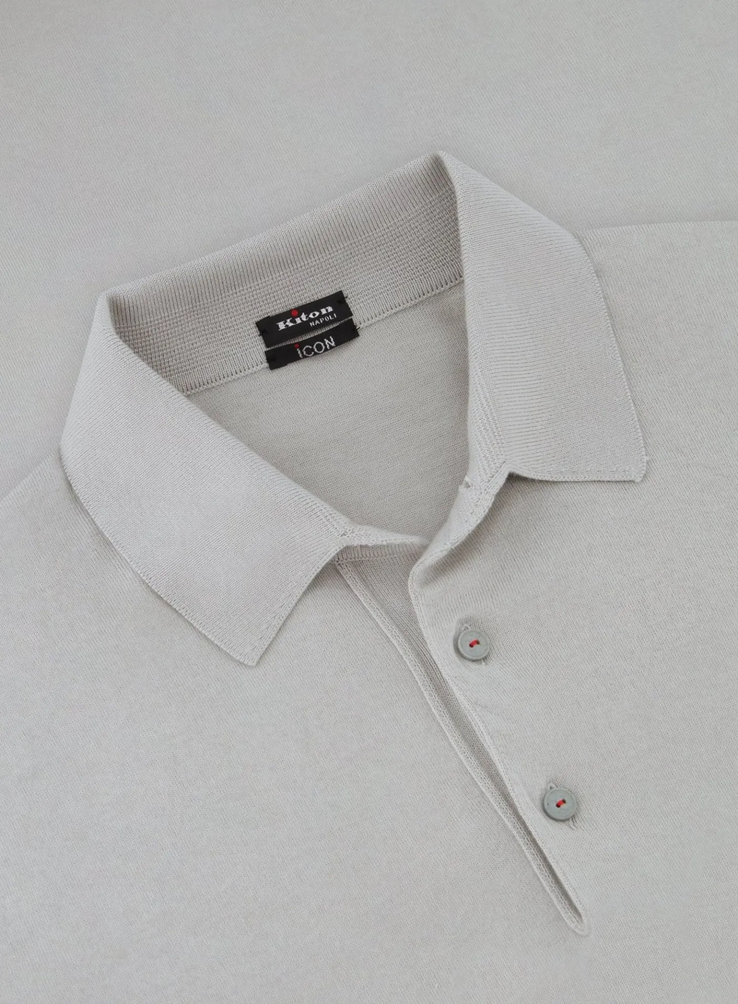 Kiton Polo Met Lange Mouwen Van Katoen Discount