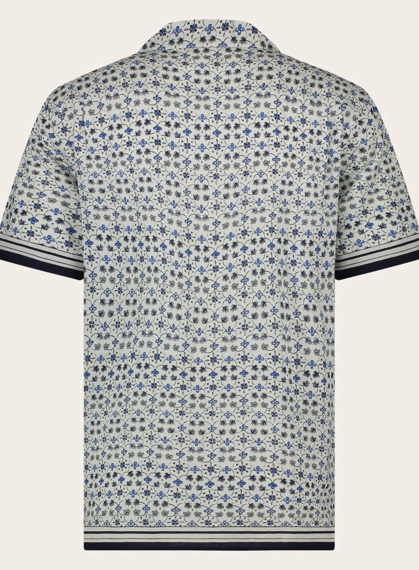 Orlebar Brown Polo Met Print Van Linnen Multicolor Outlet