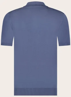 Corneliani Polo Shirt Met Korte Mouwen Van Zijde Online