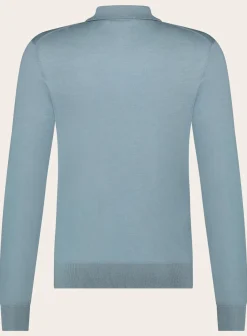 Corneliani Poloshirt Met Lange Mouwen Van Cashmere En Zijde Flash Sale