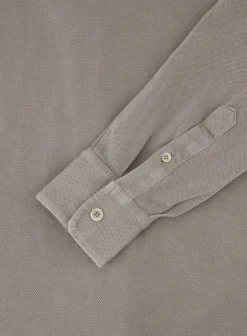 FEDELI Poloshirt Met Lange Mouwen Van Katoen Flash Sale