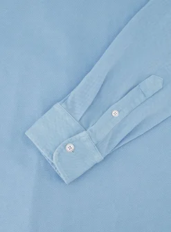 FEDELI Poloshirt Met Lange Mouwen Van Katoen Flash Sale