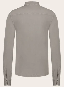 FEDELI Poloshirt Met Lange Mouwen Van Katoen Flash Sale