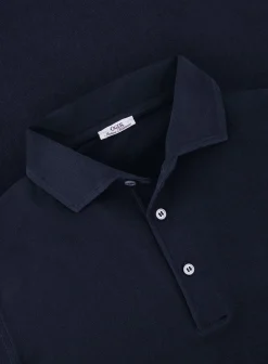 OGÉR Italian Knitwear Poloshirt Met Lange Mouwen Van Katoen Flash Sale