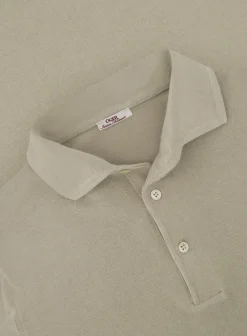 OGÉR Italian Knitwear Poloshirt Met Lange Mouwen Van Katoen Flash Sale