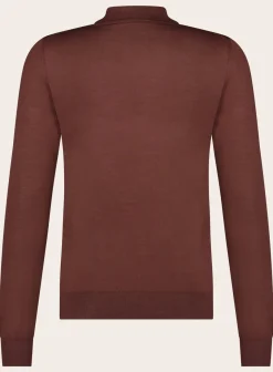 Corneliani Poloshirt Met Lange Mouwen Van Wol Outlet