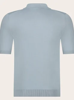 OGÉR Italian Knitwear Poloshirt Met Rits Van Zijde Store