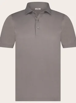 OGÉR Italian Knitwear Poloshirt Van Katoen Flash Sale