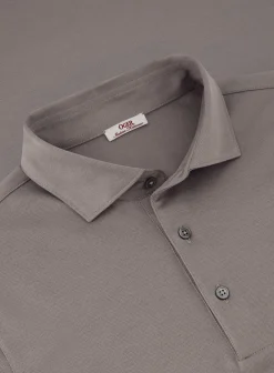 OGÉR Italian Knitwear Poloshirt Van Katoen Flash Sale