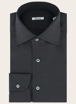 Fray Regular-Fit Gabriel Shirt Van Pique Katoen Discount