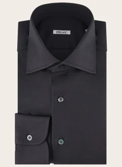 Fray Regular-Fit Gabriel Shirt Van Pique Katoen Outlet