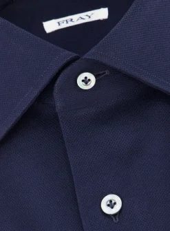 Fray Regular-Fit Gabriel Shirt Van Pique Katoen Outlet