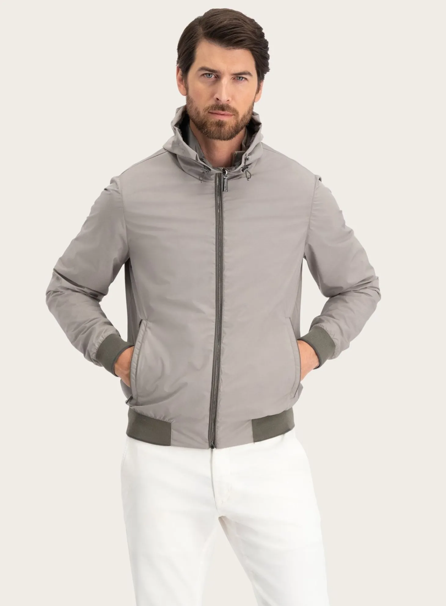 Moorer Regular-Fit Jack Taupe Clearance