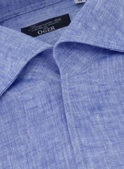 Finamore Regular-Fit Shirt Van Linnen Cheap