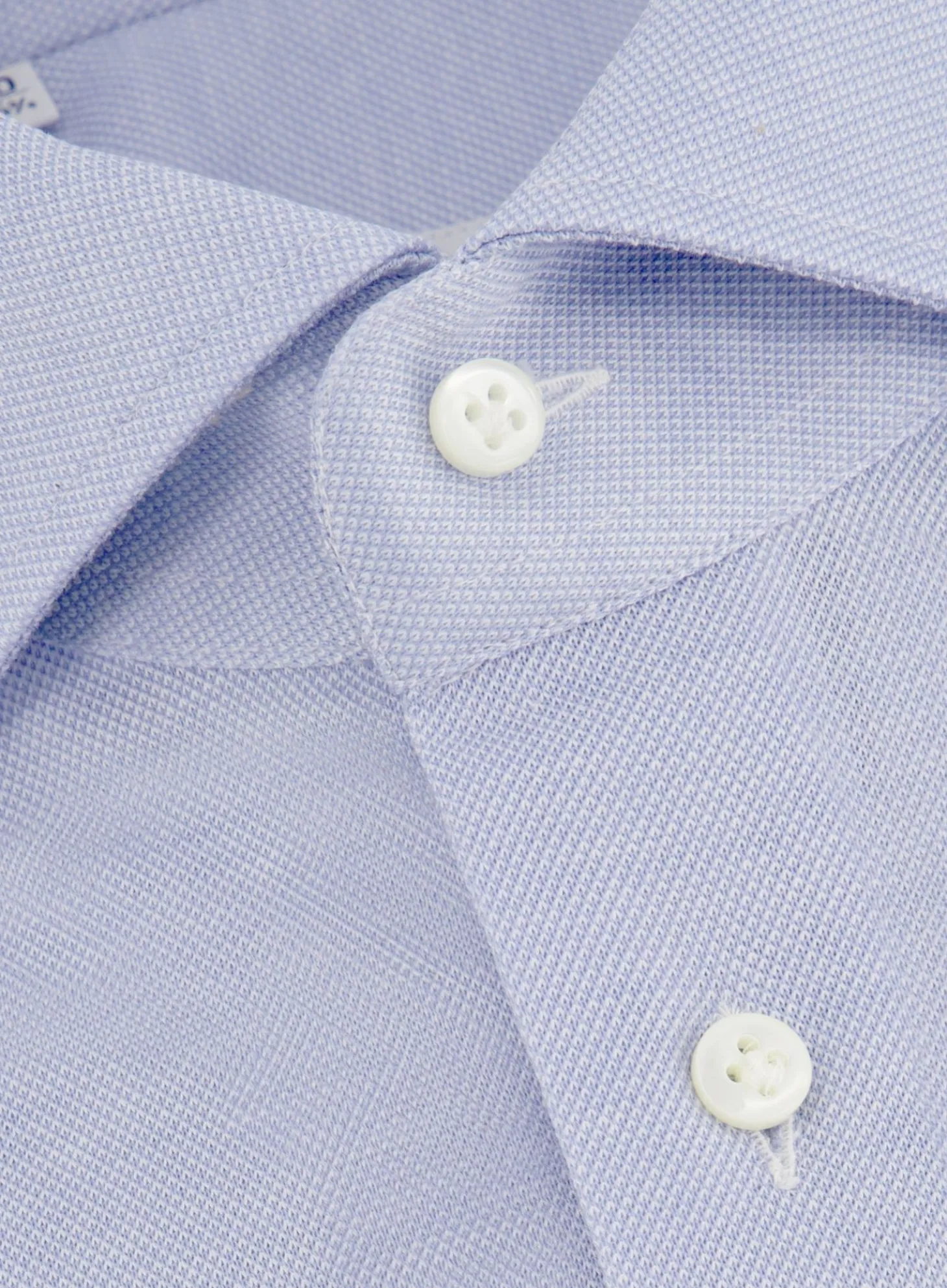 Emanuele Maffeis Regular-Fit Stretch Pique Overhemd Outlet