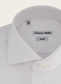 Emanuele Maffeis Regular-Fit Stretch-Katoen Overhemd Best