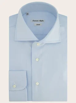 Emanuele Maffeis Regular-Fit Stretch-Katoen Overhemd Best