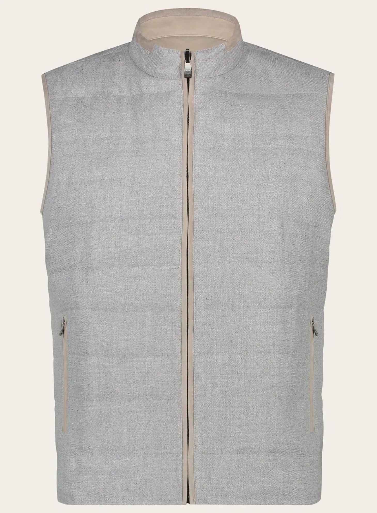 Corneliani Reversible Bodywarmer Van Wol En Zijde New