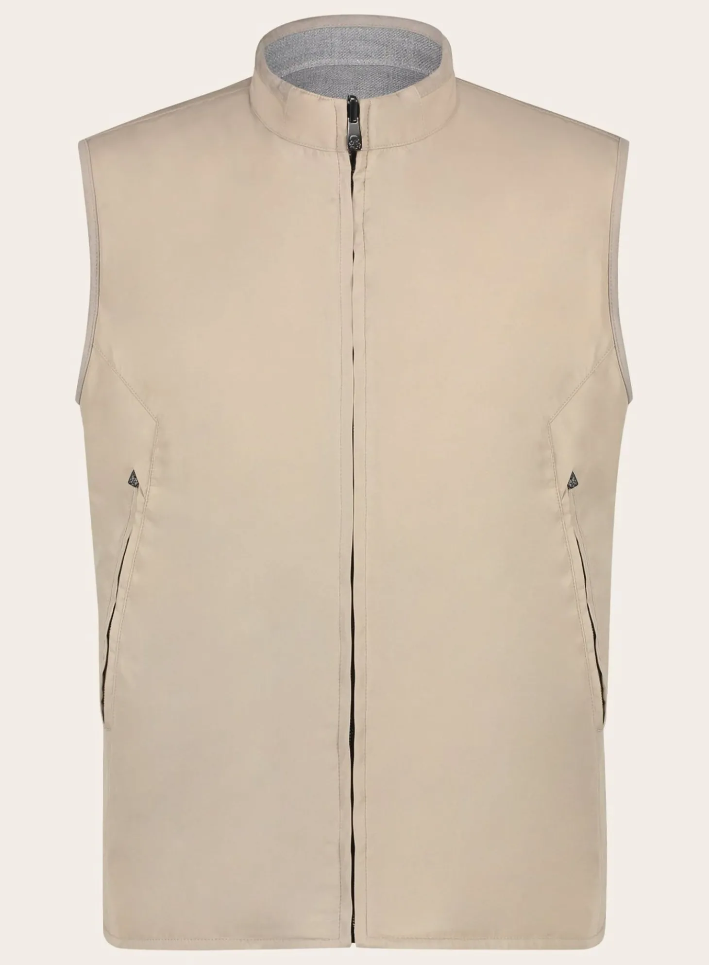 Corneliani Reversible Bodywarmer Van Wol En Zijde New
