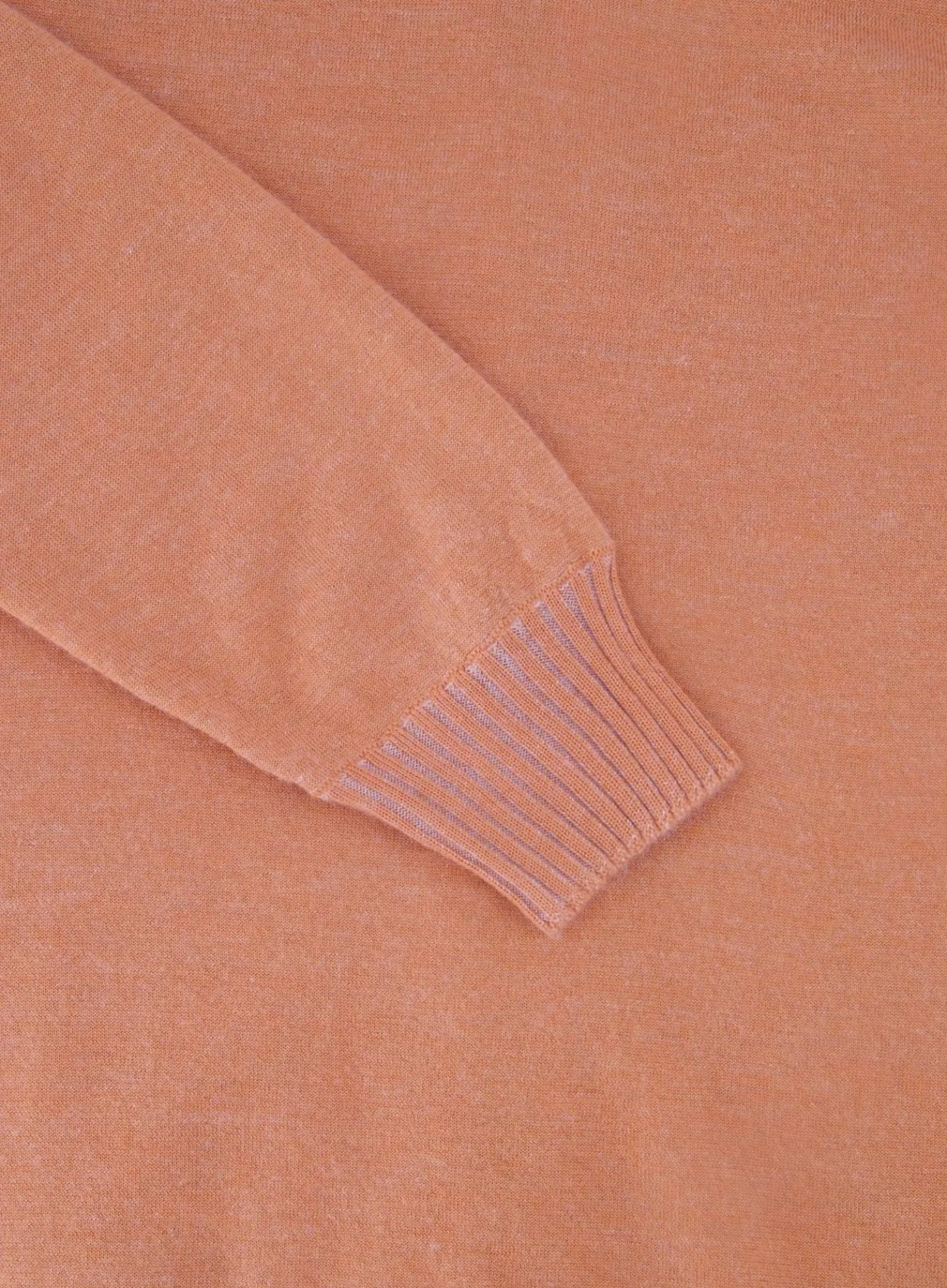 Fioroni Ritsvest Met Opstaande Kraag Van Cashmere Oranje Clearance