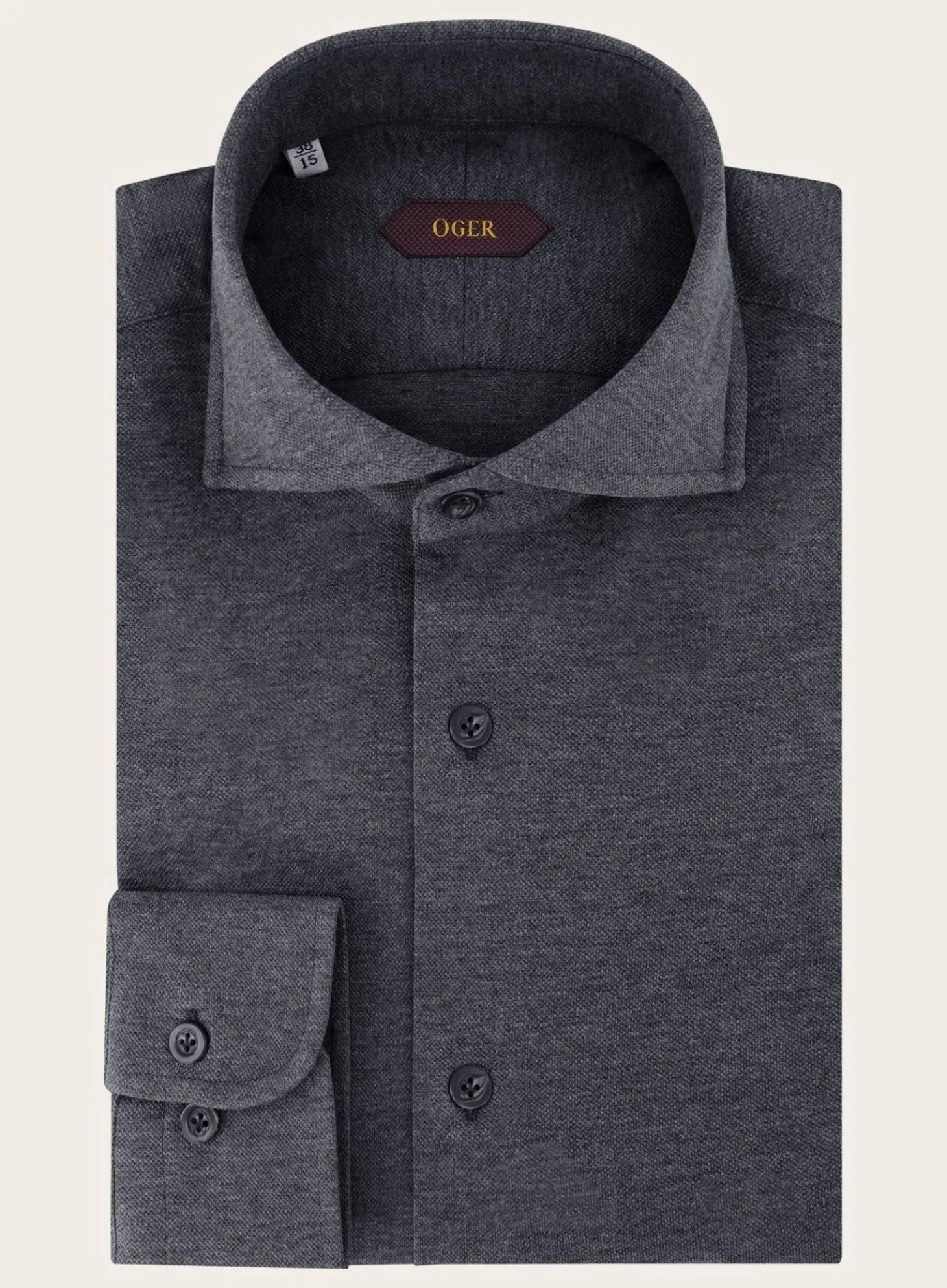 OGÉR Shirt Van Katoen Grijs Outlet