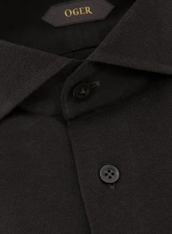 OGÉR Shirt Van Katoen Bruin Sale