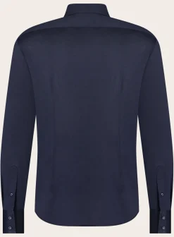 Brunello Cucinelli Shirt Van Katoen Blue Navy Flash Sale
