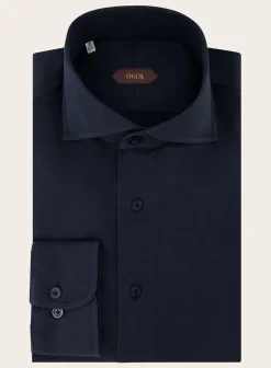 OGÉR Shirt Van Katoen Blue Navy Clearance