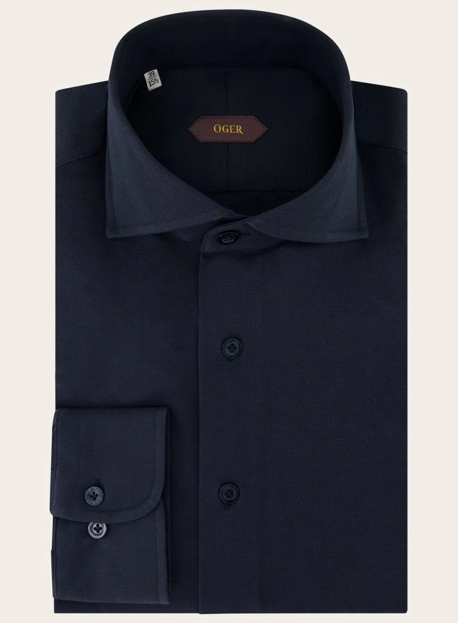 OGÉR Shirt Van Katoen Blue Navy Clearance
