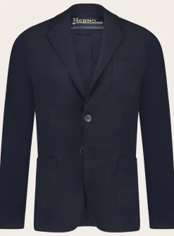 Herno Slim-Fit Jasje Blue Navy Online