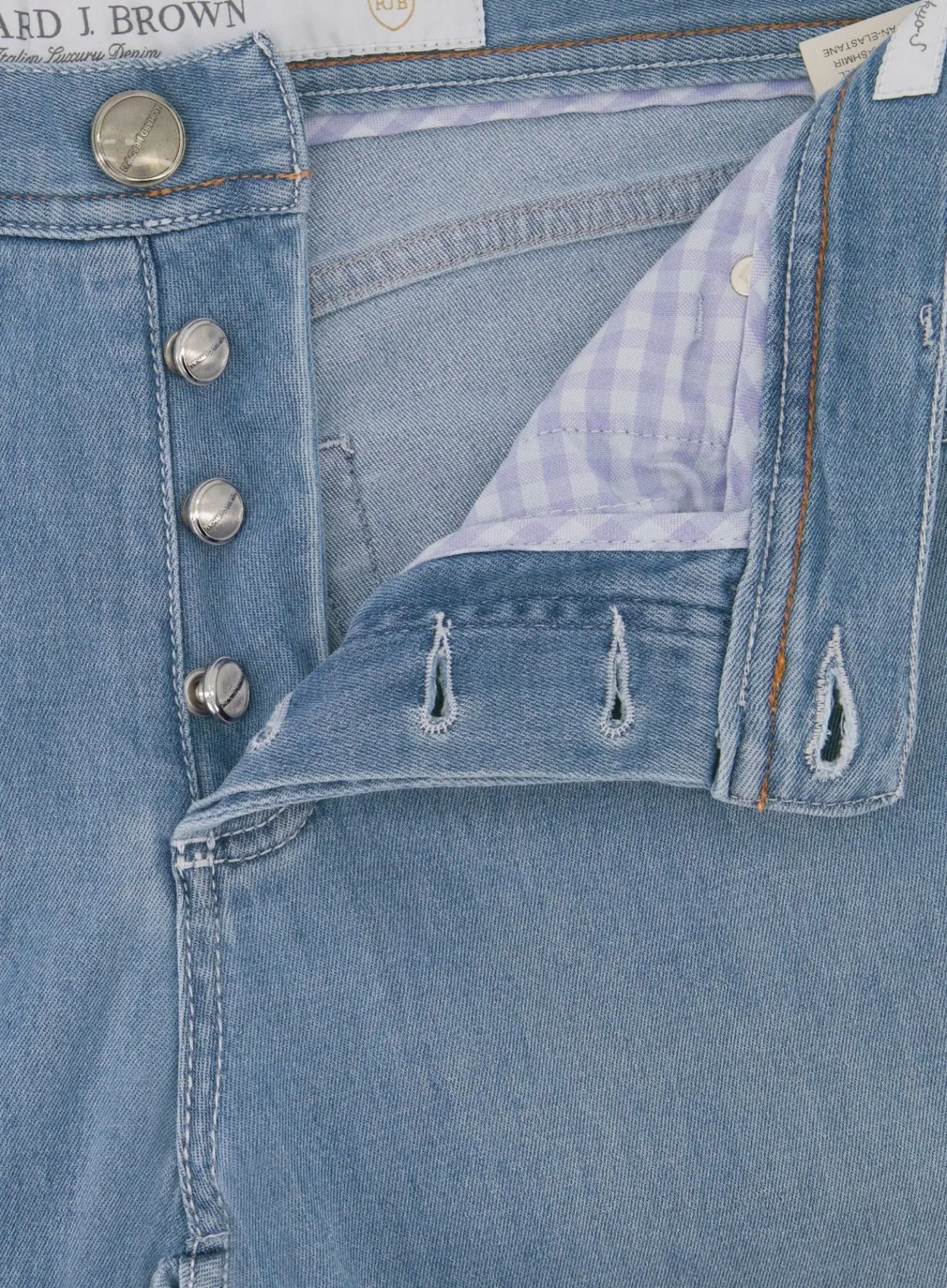 Richard J. Brown Slim-Fit Tokyo Jeans L.Blauw New