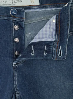 Richard J. Brown Slim-Fit Tokyo Jeans Blauw New