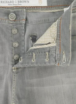 Richard J. Brown Slim-Fit Tokyo Jeans L.Grijs Shop