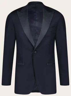 OGÉR Slim-Fit Tuxedo Van Wol Marine Discount