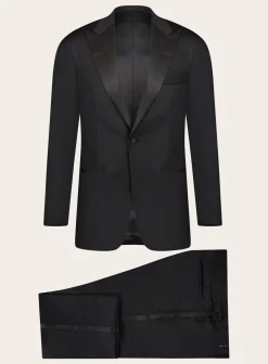 OGÉR Slim-Fit Tuxedo Van Wol Zwart Cheap