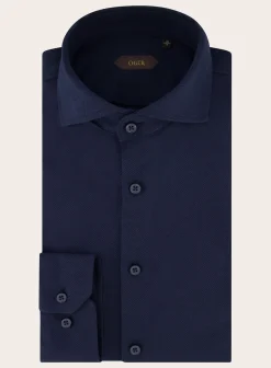 OGÉR Slim-Fit Twill Shirt Van Katoen Sale