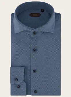 OGÉR Slim-Fit Twill Shirt Van Katoen Sale