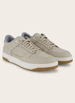 Santoni Sneakers Van Leer Beige Fashion